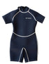 Kids Short Wetsuit  in Dark Navy